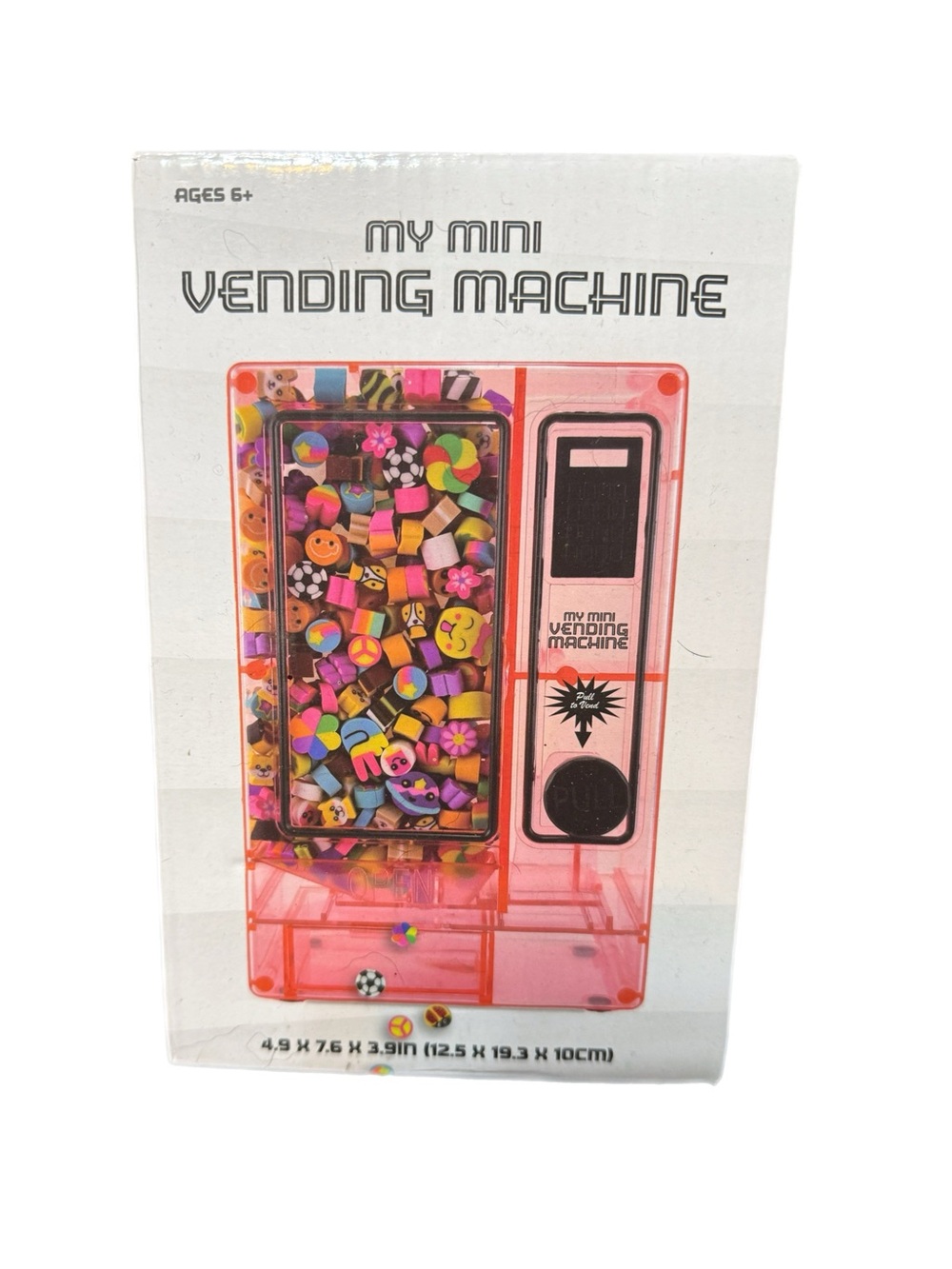 Mini pink vending machine toy